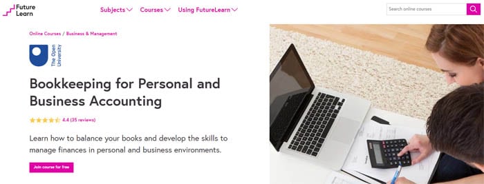 Free Bookkeeping Courses Future Learn free bookkeeping course