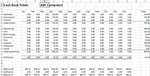 A Guide to Bank Accounting Basics for Small Business Cash Book Template
